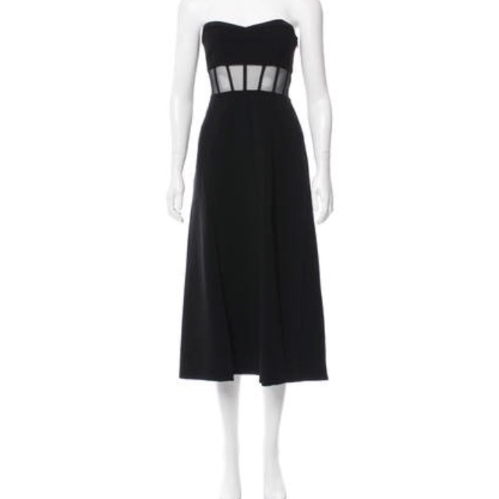 Cinq A Sept Honorable mesh panel Dress XS